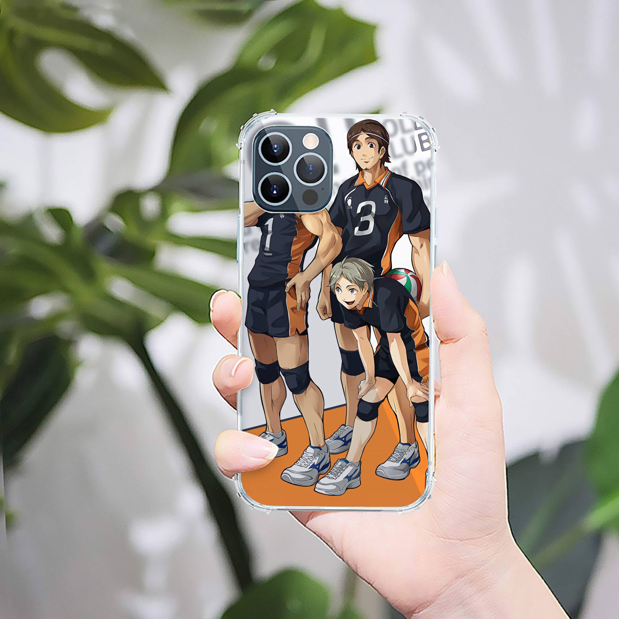（画像用） ハイキュー!! Haikyu!! 【iPhone 12シリーズ対応】透明スマホケース（クリアソフトケース）